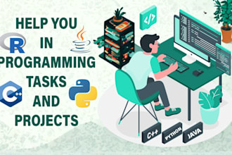 do python java c programming coding tasks and projects for you