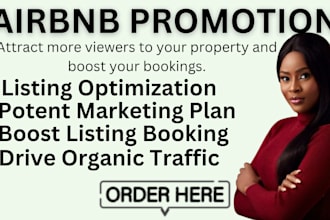 promote your airbnb listing esty listing vrbo with SEO to generate more bookings