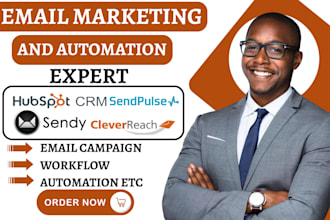 setup cleverreach sendy keap automation sendpulse hubspot klaviyo email campaign