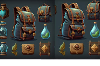 create realistic 3d game assets props object in blender 3ds game design