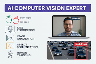 build ocr, face recognition, yolo object detection, anpr, and image segmentation
