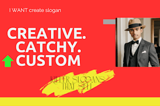 write a powerful and unique tagline slogan for your business