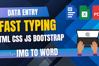do fast typing, data entry, and convert images to text accurately