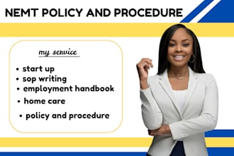 write home care, nemt, health care policy and procedure manual, sops
