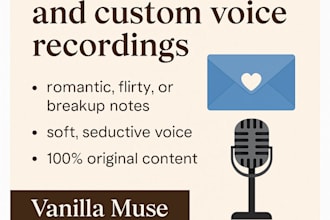 write custom message and voice notes