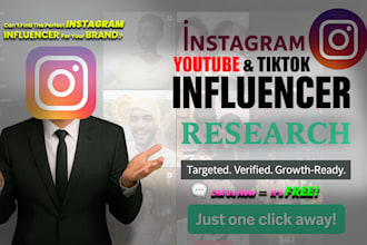 find best instagram, tiktok, and youtube influencers for influencer marketing