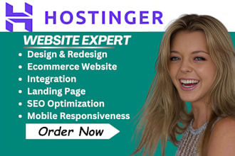 hostinger website design wordpress website design hostinger landing page