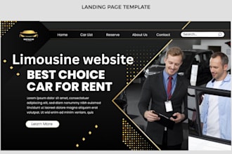 create taxi booking website, chauffeur website, vtc, taxi, limousine website