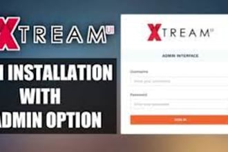 setup fast and reliable iptv server, xtream UI, xui one with no monthly cost