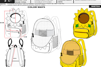 design your backpack, handbag, duffel bag, wallet, luggage, and make a tech pack