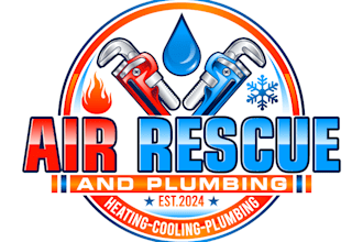 design a high quality hvac and plumbing logo