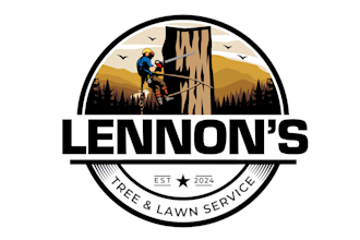 design a exclusive tree, lawn service logo