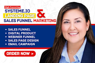 systeme io sales funnel landing page, affiliate marketing, clickfunnels website
