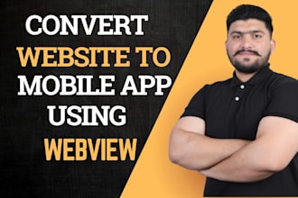 convert website to android app and deliver apk or aab file