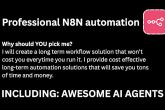 create a professional n8n workflow