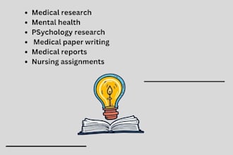 handle nursing, psychology, public health, medical research and mental health