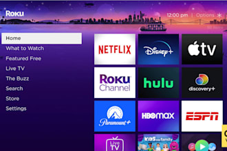 develop roku channel, roku sdk, radio tv channel, amazon fire tv and apple tv