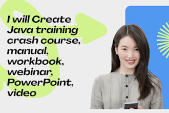 create java training crash course, manual, workbook, webinar, powerpoint, video