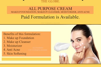 develop skin care product formulations for your company