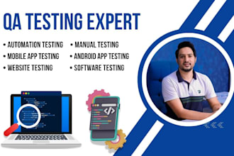 do web and mobile application QA testing and report bugs