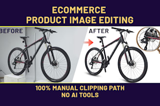 do manual clipping path and background removal for ecommerce images