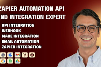 setup or fix zapier, make, integromat, n8n, ai workflow automation