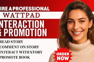read, comment, interact, and promote your wattpad stories and other platforms
