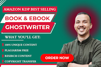 be your self help ebook ghostwriter KDP book writer non fiction ghostwriter