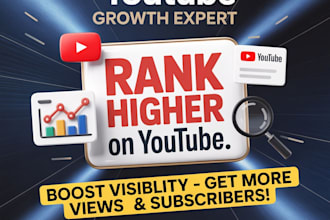 do advanced youtube SEO to improve ranking and reach unlimited views subscriber