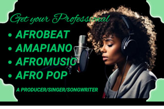 write catchy afrobeat or inspirational song lyrics