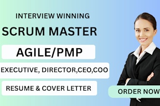 write ats scrum master, project management, project manager resume