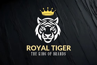 minimalist logo with royal vibes