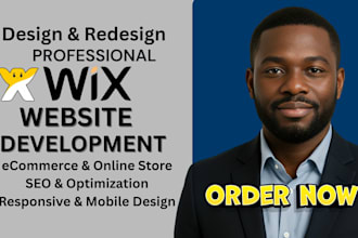 design or redesign your wix adi, classic, or ecommerce website