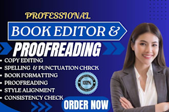 proofread, edit, format science fiction novel, fantasy book, romance, mystery