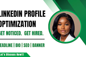 create optimize linkedin profile optimization manage company page with SEO