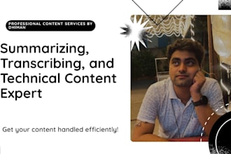 summarize podcasts, transcripts, or technical content
