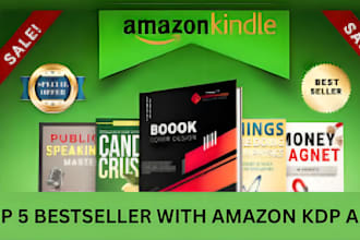 do ebook promotion to top 5 bestseller with amazon kdp ads