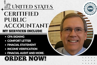 do US CPA, comfort letter, audit, financial statement, mortgage letter, profit