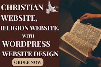 design church website ministry website landing page nonprofit christian website