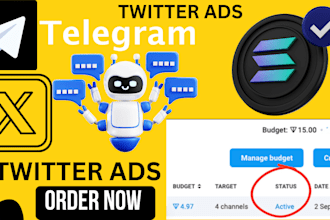 do twitter x marketing custom telegram ai chatbot sol memecoin boost 700k sales