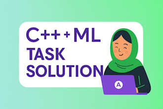 solve c plus plus problems, debug code or create basic ml models