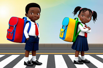 create african american children book illustrations and book design
