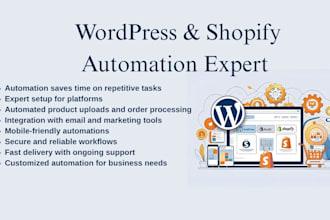 automate your wordpress or shopify store for seamless business operations