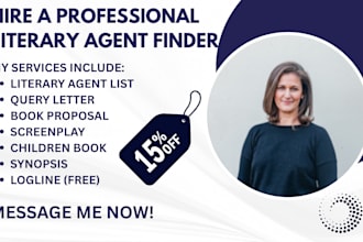 find you top active literary agent for movie script, children book, screenplay