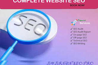 deliver a complete SEO audit with on page, off page, and technical analysis