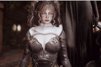 create a custom racemenu preset for your skyrim character le or se