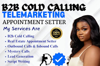 b2b cold calling telemarketing real estate virtual assistant appointment setter
