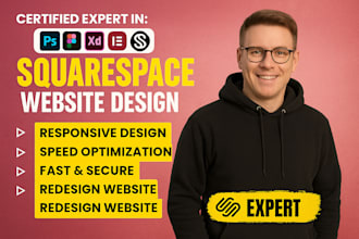build squarespace website, squarespace website design, redesign and development