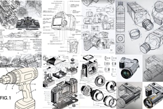 do technical patent drawing design or utility patent product patent illustration