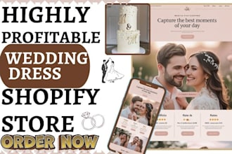 design wedding dress bridal shopify bridal gown store wedding cake dress website